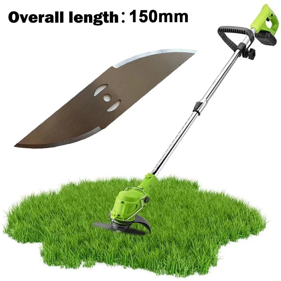 1pc 150 mm kovový trávnik struny výmena hlavy nahradenie čepele trávniková kosačka píla čepele