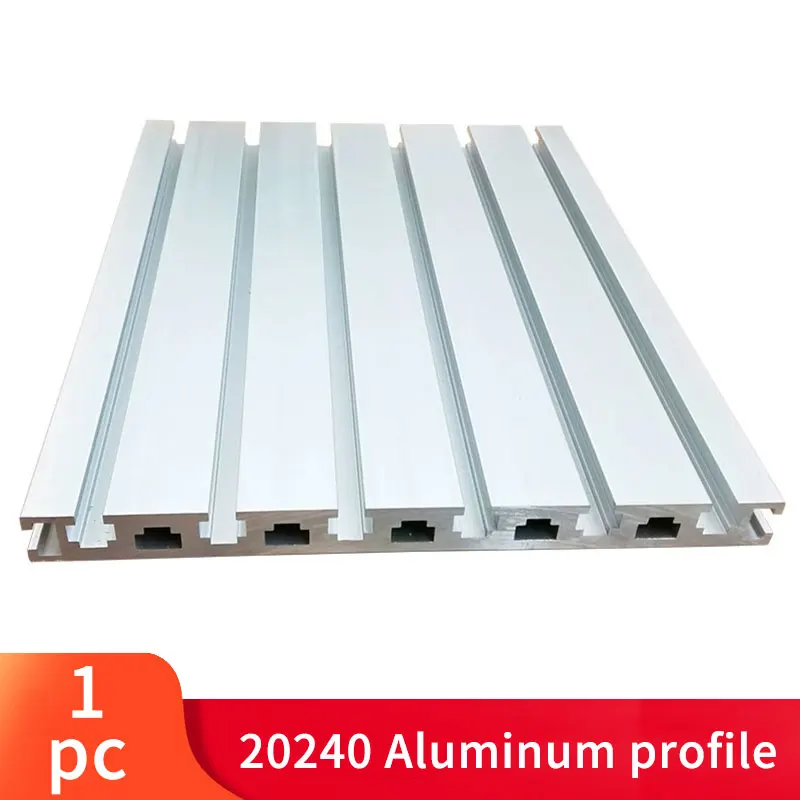 1pc 20240 Hliníkový profil T-Slot 20x240 mm gravírovací stroj DIY DIY 3D TLAČNÁ TLAČIA