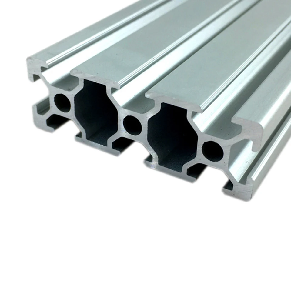 1pc 2060 Extrúzia hliníkového profilu 100 mm- 800 mm dĺžka európska štandardná lineárna koľajnica pre DIY CNC 3D Workbench tlačiarne