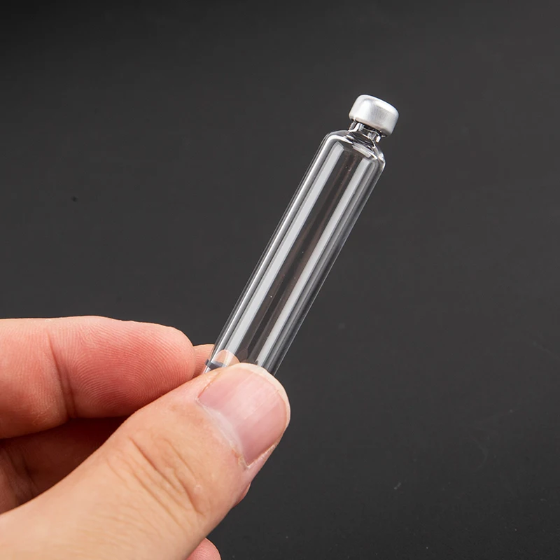 1PC 3 ml borosilikátové sklo Individuálne balenie kazety fľaša na vstrekovanie inzulínu Kvantové pero Vodná fľaša