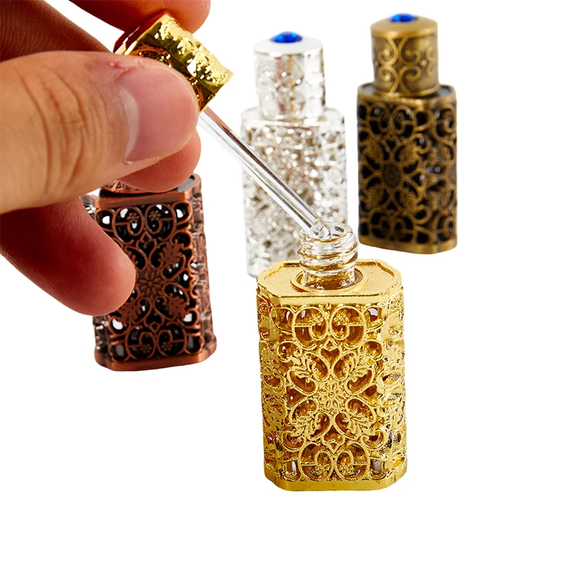 1PC 3 ml mini starožitný parfumový doplňuje fľašu Arab štýl Atomizér Parfumový sprej fľaša svadobná dekorácia darček
