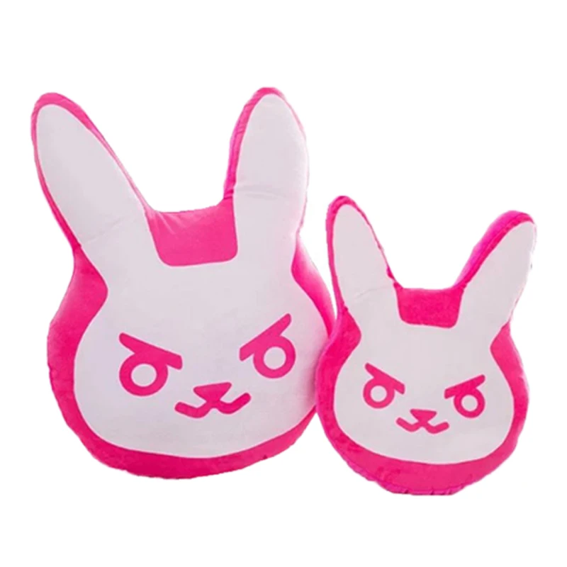1pc 35 cm/55 cm Overwatches Game Plyšové vankúše priekopník DVA Rabbit Plush Plush vankúš Hračky Soft Soft Cashed Animals Cosplay detské hračky