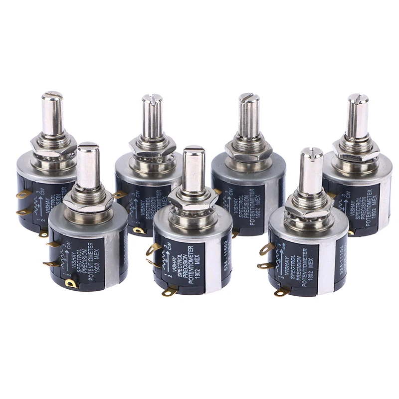 1pc 534-1-1 SPECTORL Precision Coil Wire WRID Potentiometer 534 2W 100R 200R 500R 1K 2K 5k 10k 10k 20k 50k 100k 100k