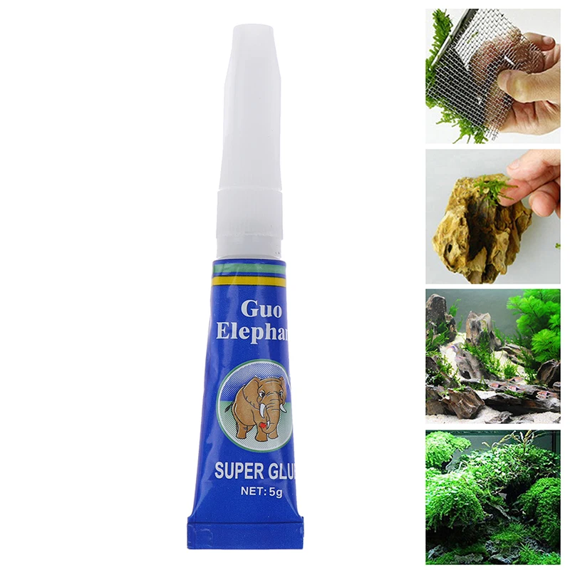 1PC 5G Rybie nádrž na úpravu machového machu mach mach lepidla vodná voda Grass Aquarium Decorácie sliz Gues Gues Fish Tank Opravy náradie