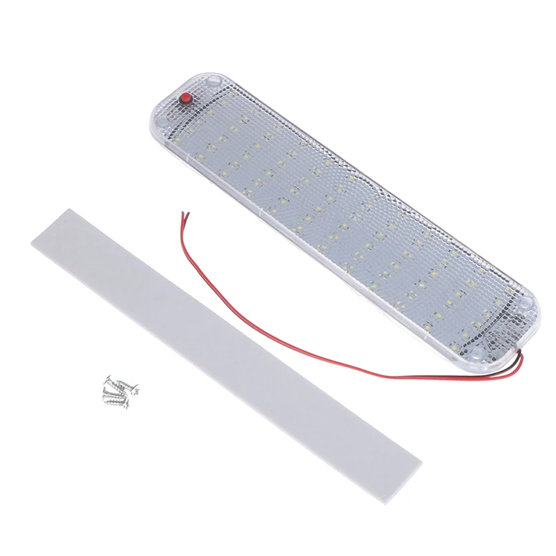 1PC 72 LED panel Light Car Interiér Čítanie lampa s vysokým jasom kabíny pre Van Truck RV Boat Camper Lights Svetlo 12v-24V