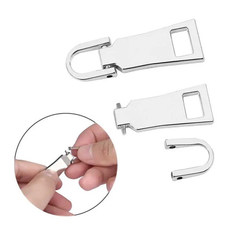1PC 8# 5# 3# Odnímateľné kovové sťahovače zipsov pre posúvače zipsov hlava zips Oprava zips pre batohový kabát DIY Šijacie príslušenstvo