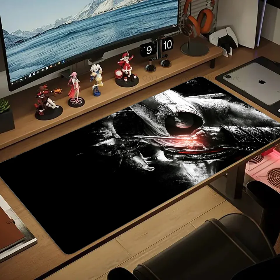1pc A-Assassins Creed Mouse Mat Desk Desk s herným príslušenstvom podložky Prime Gaming XXL Klávesová podložka