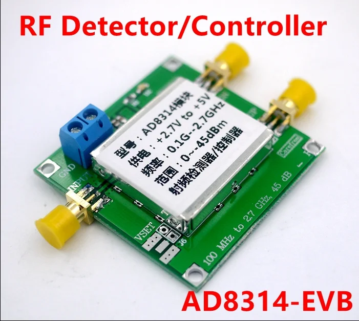 1PC AD8314 MODUL 45DB RF detektor/regulátor 100 MHz-2,7 GHz RF Merané meranie signálu