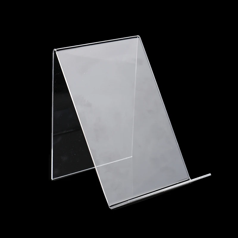 1pc akrylové kniha zobrazenie stojan na stole foto rámu brožúry umelecké diela Držiteľ organizátor Produkt Produkt Stock School Office Accessories