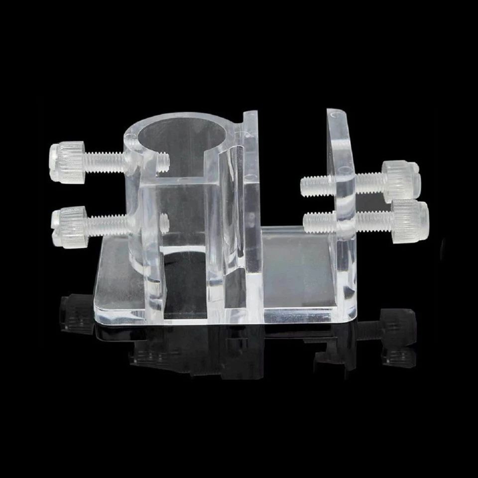 1pc akrylové vešiaky Hadičky Hadičky Filtrácia Mount Aquarium Upevňovacia svorka CLAMP Držiak vzduchových trubí