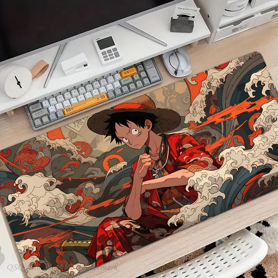 1PC Anime A-One Piece M opica D. Luffy Mouse Pad Desk s podložkami Herné príslušenstvo Prime Gaming XXL Klávesnica Padding Rat