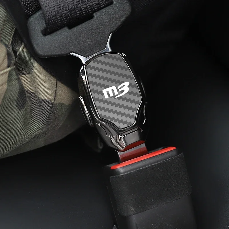 1pc autosedačky kovové kovové šperky na bezpečnostné pásové doplnky pre Mazda M 3