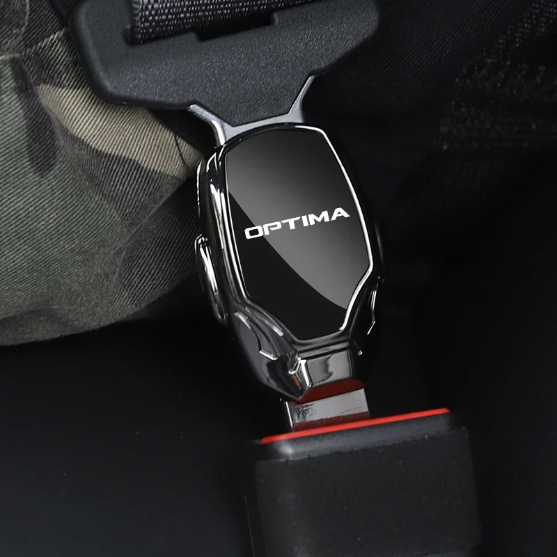 1PC autosolovacím pásom kovové šperky na bezpečnostné pásové doplnky pre Kia Optima