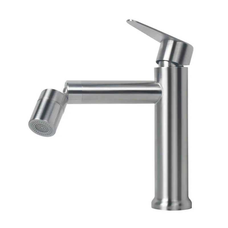 1PC Basin Faucet Rotuing Universal 304 z nehrdzavejúcej ocele Washbasin Watched Weather Single Tap Tap Gap G1/2 '