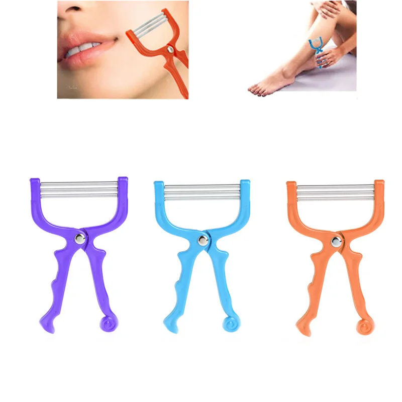 1pc bezpečné ručné ručné čelné tváre Demontáž na vlasy Odstránenie závitu Krása Epilator Epi valček #Y05 # #C05 #