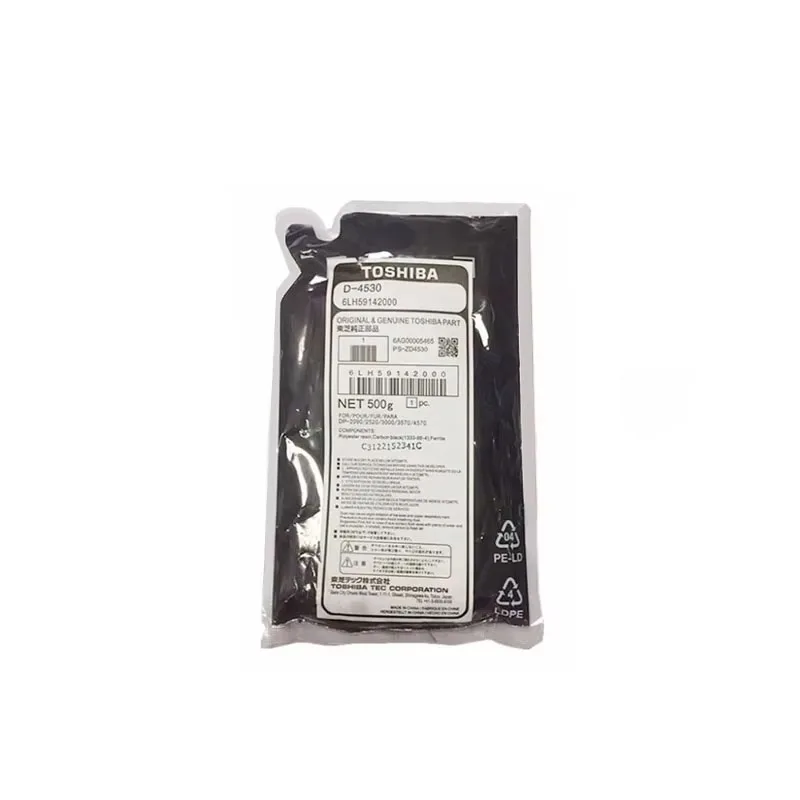 1pc BK500G D4530 D-4530 Vývojárový prášok pre Toshiba D 4530 Kompatibilné náhradné diely Kopírovanie