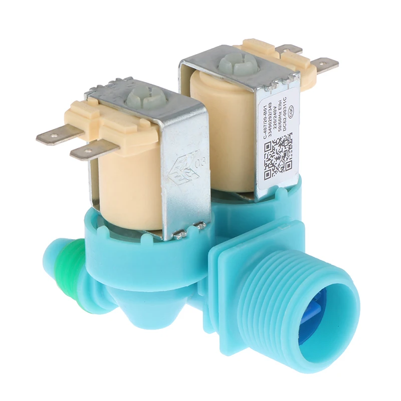 1pc C-225/19-A01 Vodný vstupný solenoidný ventil pre práčku Samsung Double Head Vodný ventil DC62-00311C