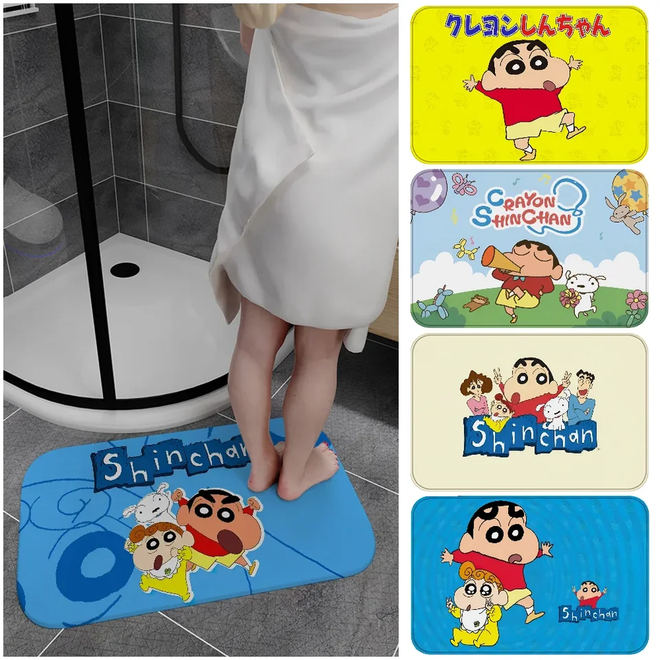1pc C-Crayon S-Shin-Chan Door rohož umývateľná nekĺzavá obývacia izba pohovky stoličky plocha podložka Koberce na nočné plochy