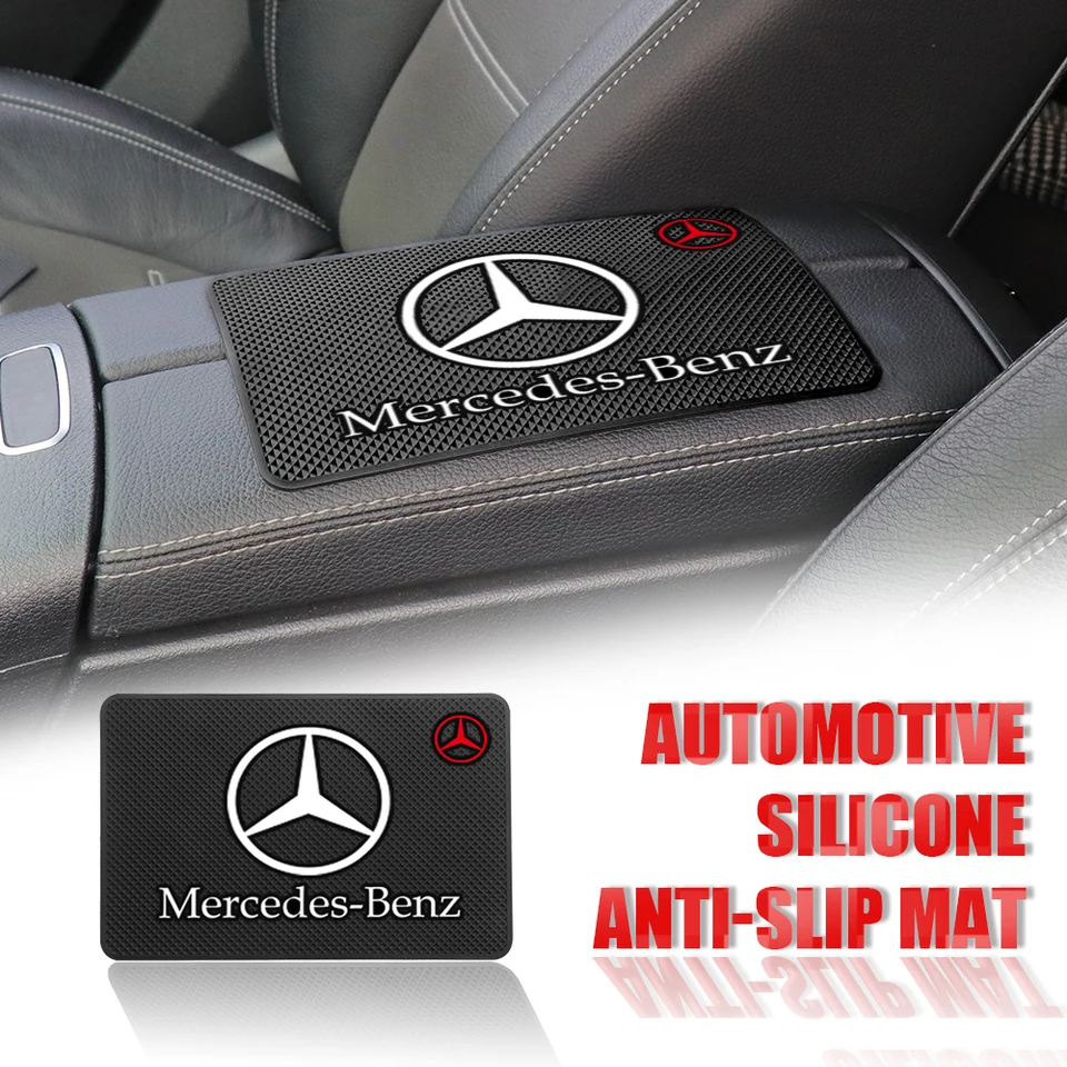 1PC Car Dashboard Silikone Non Slip Mat Phone Guelses Anti-Skid Podložka pre Mercedes Benz AMG Skbe GLK Class W212 W213 W176 W221
