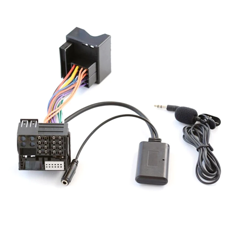 1pc CAR Wireless Cable Music Auxiliary Adapter Connector Microfón pre E60 E61 E63 E64 E65 E66 E81 E87 E70 E90 E91 E92 E93 E93