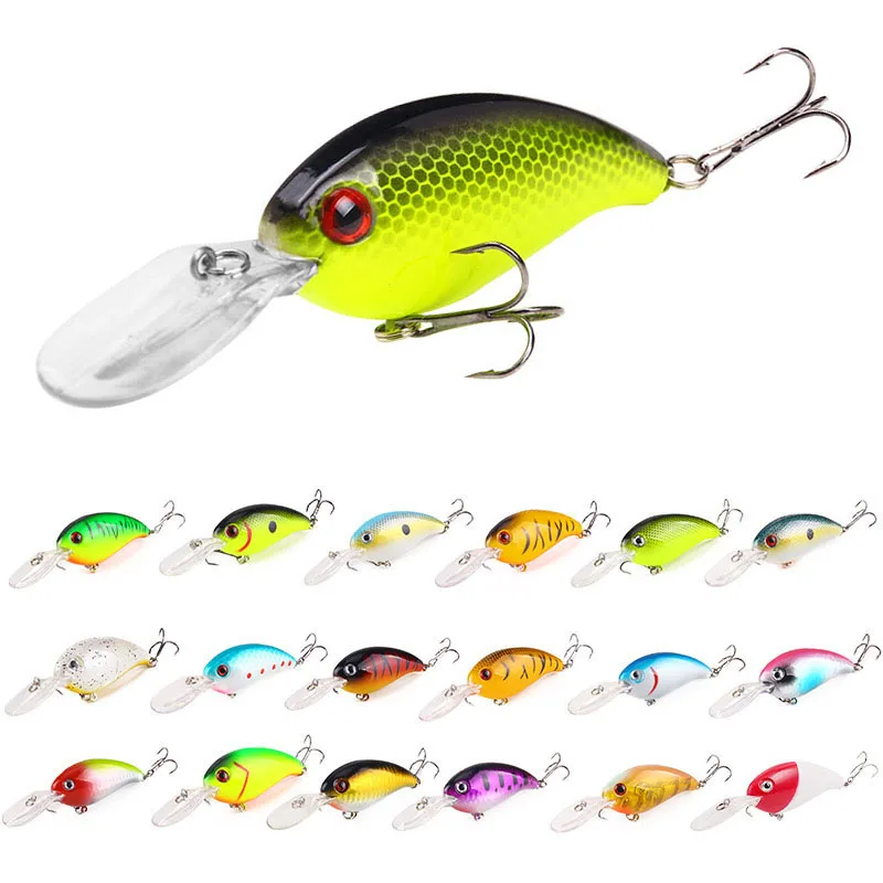 1PC Crankbait Rybolov návnady morské trolling Minnow Umelá tvrdá návnada 10cm 14g Big Wobbler Rýchle potápanie carp crankbait pesca