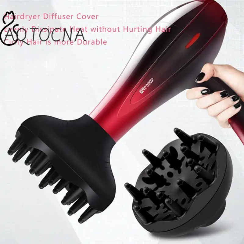 1PC Difuser vlasov Profesionálny styling vlasov styling kučery Difúzor Difúzor Univerzálne kaderníctvo dúchadlo Styling Salon Curly Tool Black