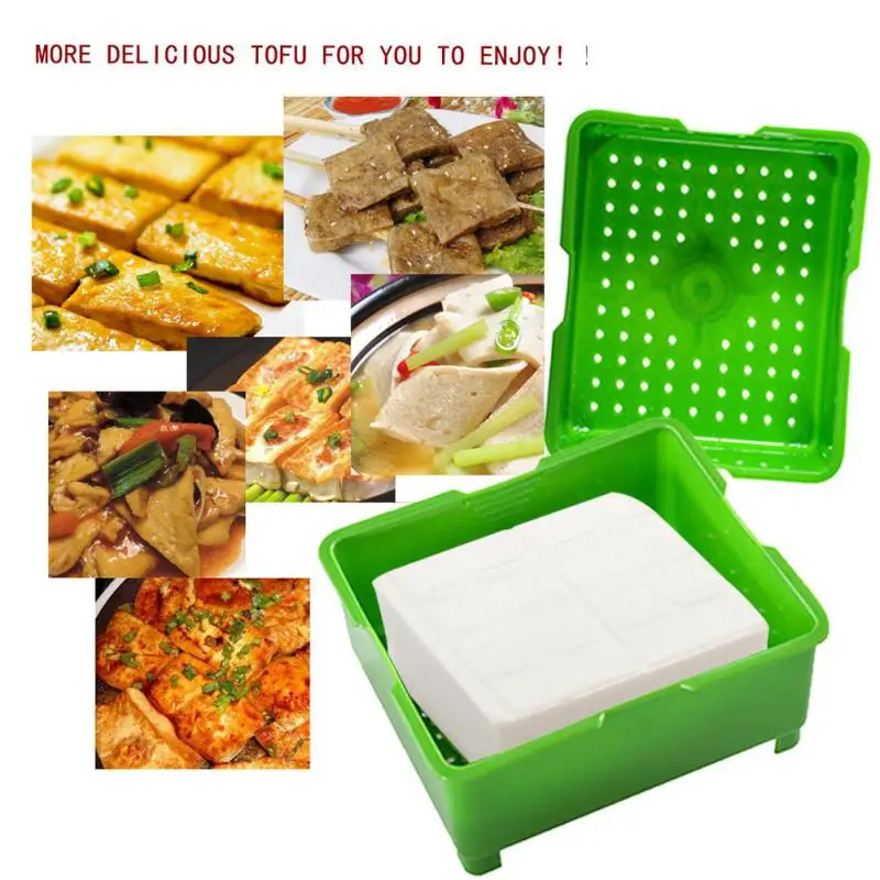 1PC DIY Plastové domáce tofu výrobca lisovacia forma sada TOFU TOFU SET SOY SOY FORM FORM so syrovou handričkou kuchyne