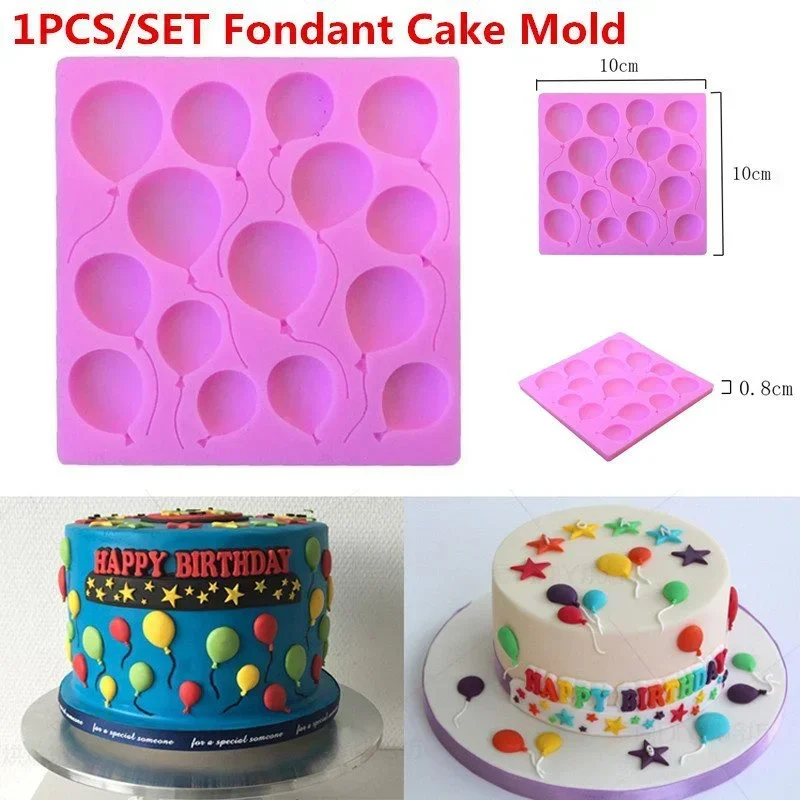 1PC DIY Silikónová forma Fondant Cake Cukor Cukor Čokoládová forma