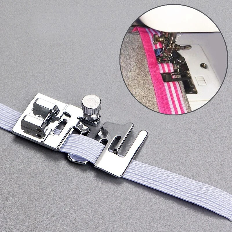 1PC DIY Šijacie nohy Foot Foot Elastic Cord Band tkanina Stretch Feet pre domáci šitý stroj Brother Singer Accessories