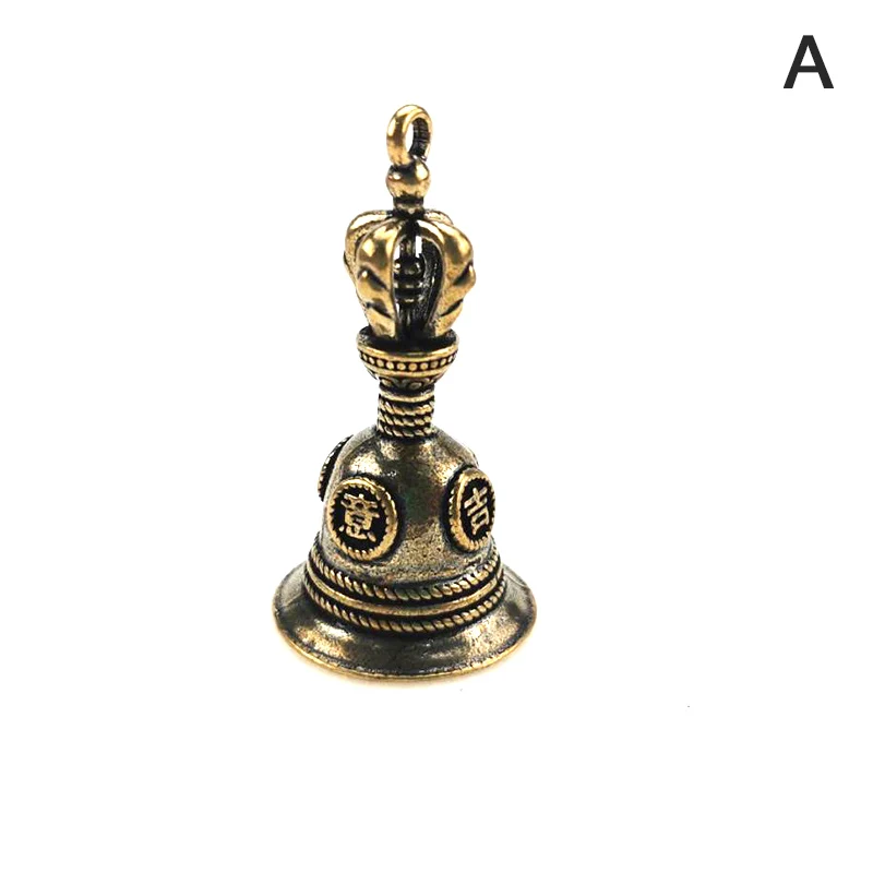 1PC Domáca dekorácia retro metalen tón ručný zvonček remeslá dekoratie alarm bell Resey Bell Wind Bell
