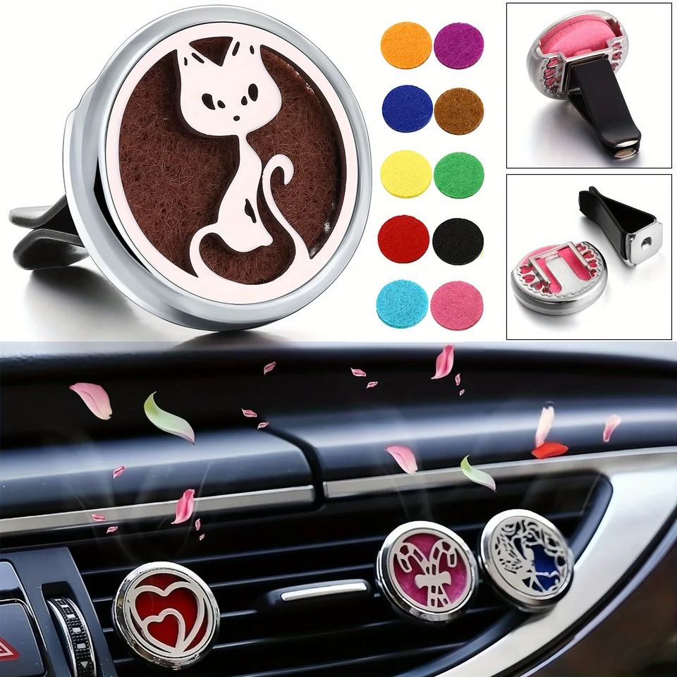 1pc doplňuje sponu difuzérového sponky na osviežovač vzduchu, automatické interiérové ​​príslušenstvo automobilu, difúzor aromaterapie automobilu