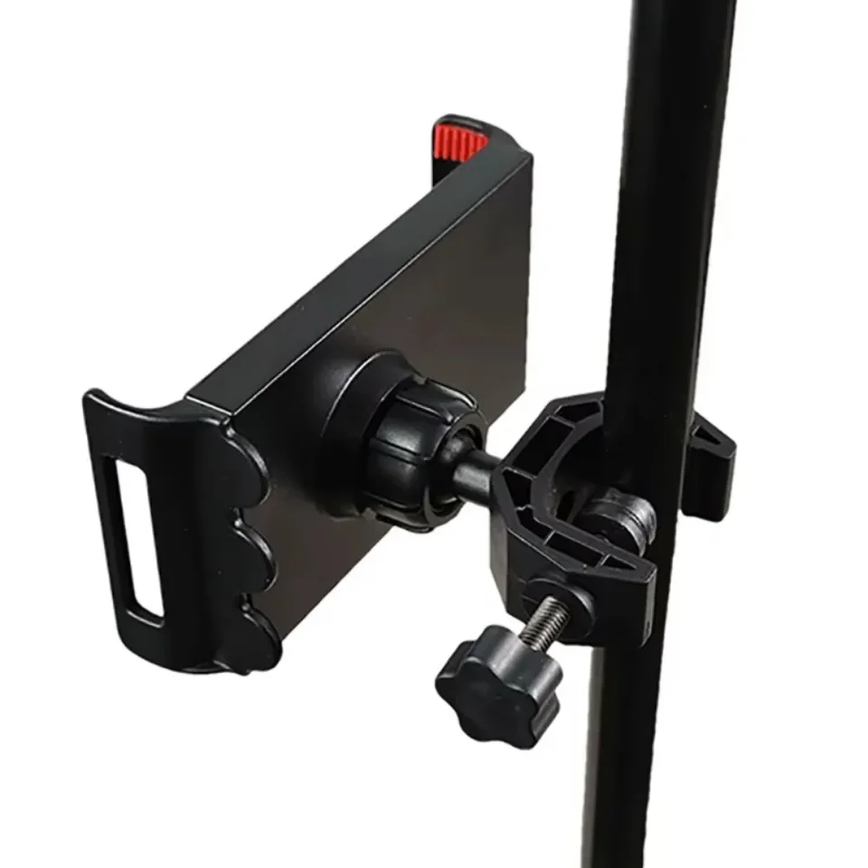 1PC Držiteľ telefónu 360 stupňov Rotačný univerzálny mikrofón podporný stojan pre 6,5-18 cm inteligentných telefónov hudobná živá šou Držiteľ