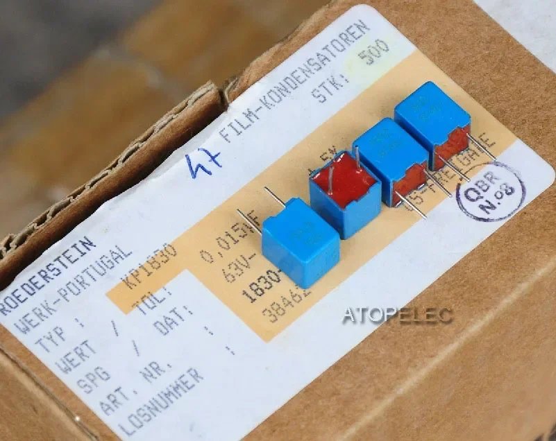 1PC ERO 0,015UF/63V 5% KP1830 Kovové kondenzátory Hi-Fi Audio