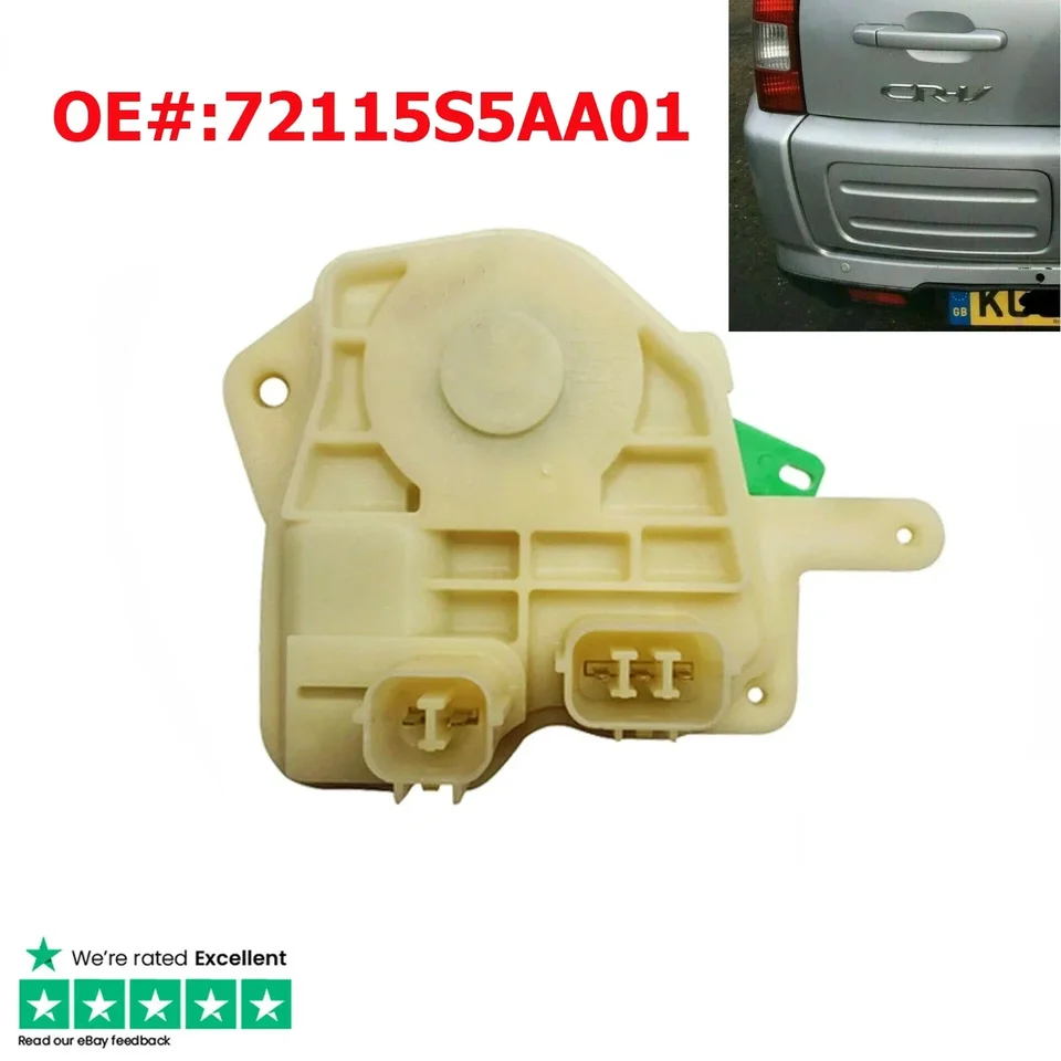 1pc exteriérové ​​zámky dielov pre Honda CR-V MK2 zadné zadné batožinové batožinové zámok Motor 2001-2006 MK-II 5 PINS