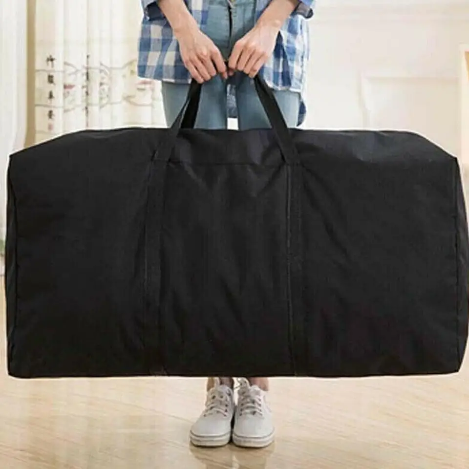 1PC Extra veľké vodotesné pohybujúce sa batožinové tašky Práčovňa na nákupné tašky Netkané textilné kocky 80*48*25 cm náradie pre domáce úložisko