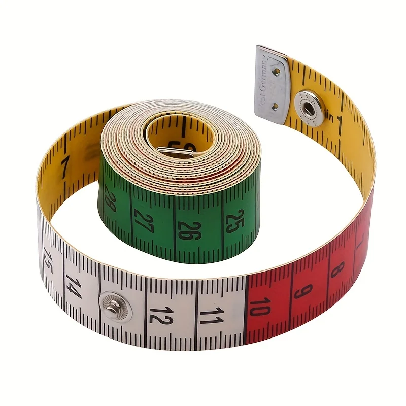 1PC Farebná kožená páska Meranie pásky Centimeter Diy Tools Body Meranie pravítka Šija šitie na mieru Praváž