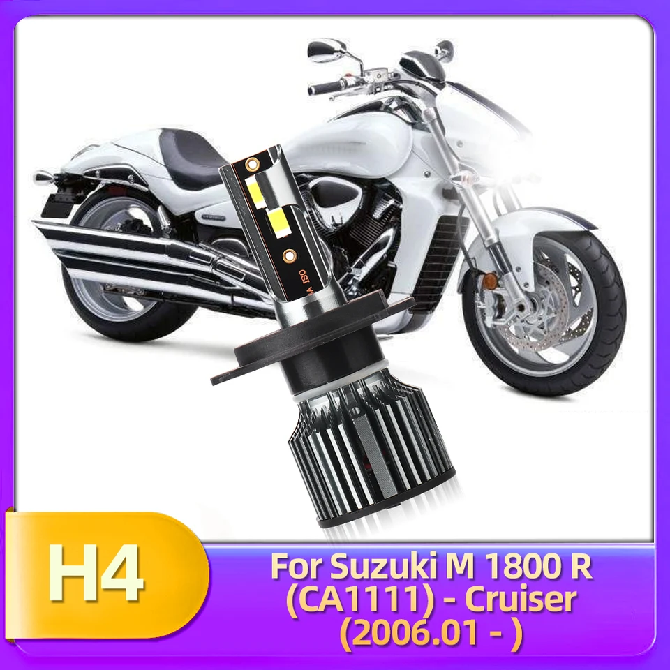 1pc H4 LED motocyklové svetlomet 12V pre Suzuki M 1800 R (CA1111)- Cruiser 2006 2007 2008 2009 2010 2010 2012 2012 2013 2014 2015-2022