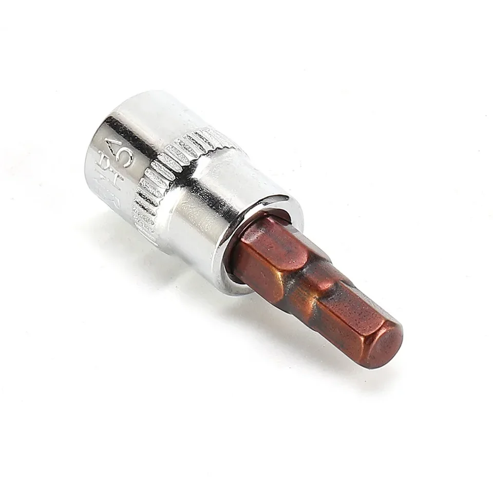 1pc hex hlava skrutkovač bit 1/4 palca Honičská zásuvka 6,35 mm hex Bit Square Socket Bit Bit ručné náradie H3 H4 H5 H6 H7 H8