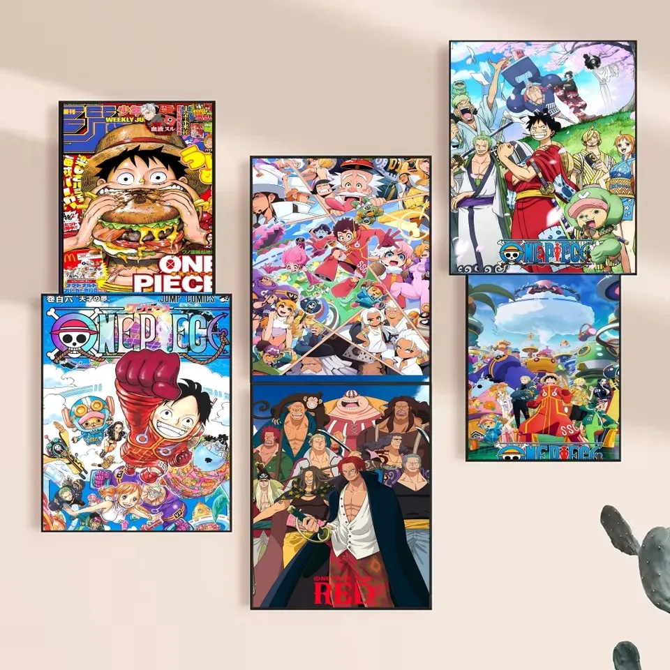 1pc horúca klasická horúca krv Anime anime O-One P-Piece Anime Plagát HD Plagáty Domáce izba Bar Cafe Decor Art Wall Maľba Obrázok