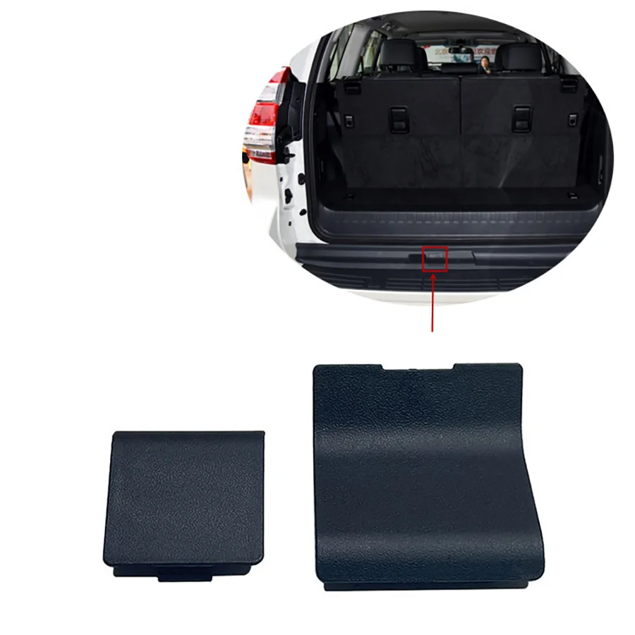 1PC Jack Box Ocr Cover zadný nárazníkový kryt panela dekorácie kmeň kmeň pedála skrutkovacia zástrčka pre Toyota Land Cruiser Prado LC120 LC150