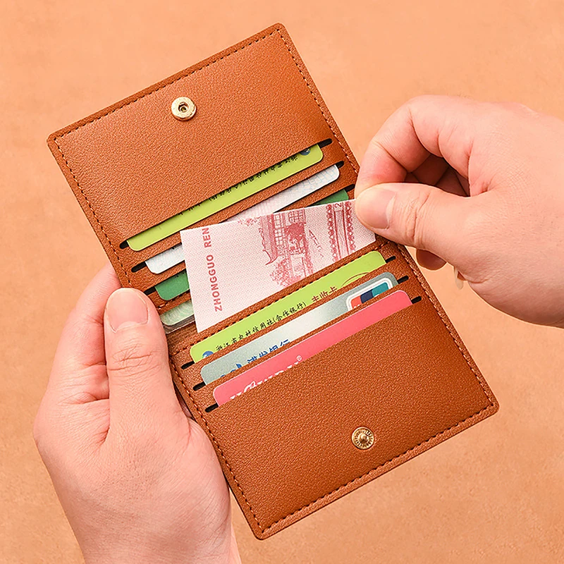 1pc karta tašky Slim and Compact Bank ID Card Case Licent Peňaženka Jednoduchý a demagnetizačný držiteľ karty