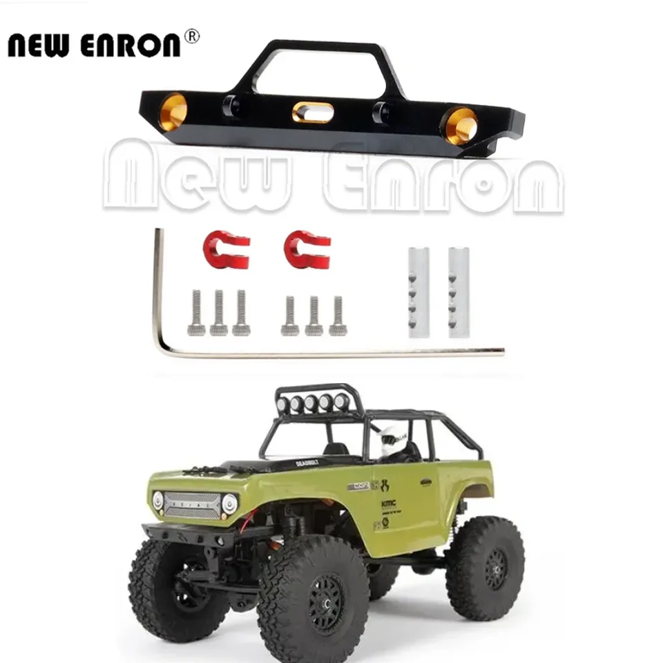 1pc kovový predný nárazník a montážny hardvér pre časti automobilov RC 1/24 axiálny SCX24 1967 Chevrolet 2019 Jeep Wrangler 90081 Deadbolt