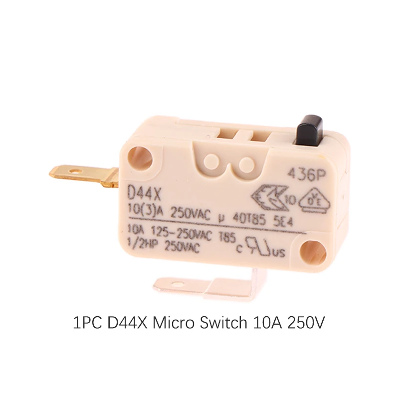 1pc krásny vzhľad D44x Limit Tlačidlo 10A250V Terminály Výmena microswitch pre arkádové tlačidlo Button Joysitch Short Stop