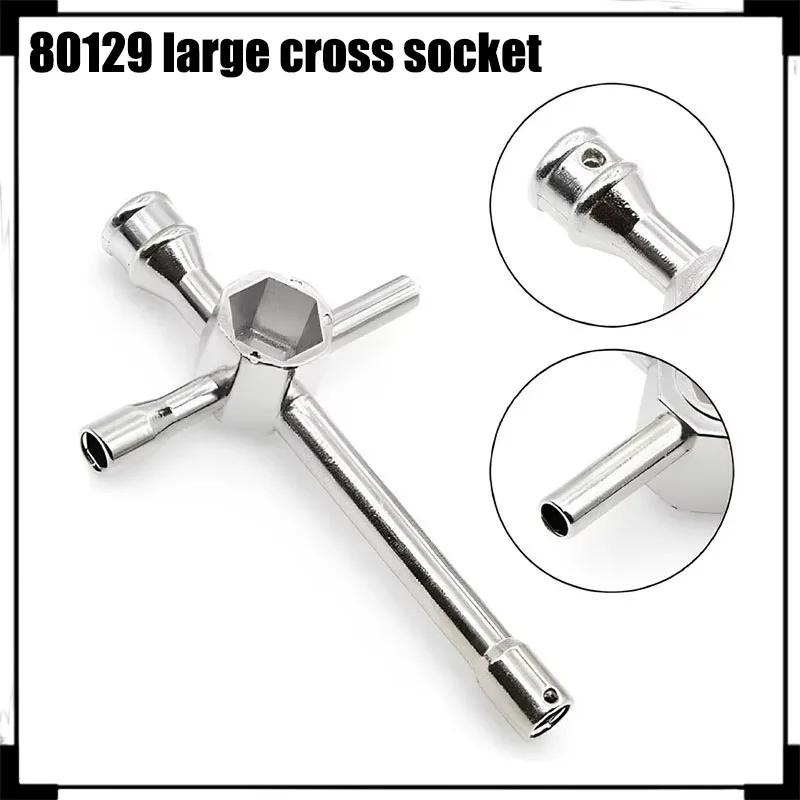 1pc krížové kľúče rukávy 5.5-17 mm Žiarivú zásuvku Hex Hex Hexagon Spanner Spanner Wheel Tools Tools Pre RC Car Crawler