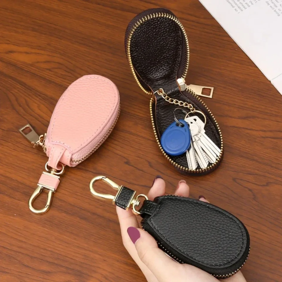 1PC Kľúčové vozidlá Kľúčové peňaženky Ženské páry Zipper Dvere Keys Storage Mini Prenosná multifunkcia Jednoduchá solídna ochrana klasický unisex