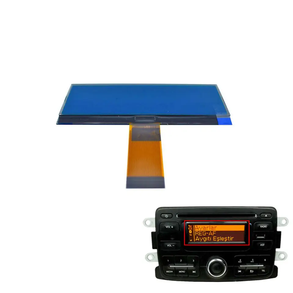 1pc LCD displej displej pre Renault Duster Captur Logan Pulse Symbol Symbol 3.-gen rádio stereofónny interiérový prístroj Klastra Cluster Sound