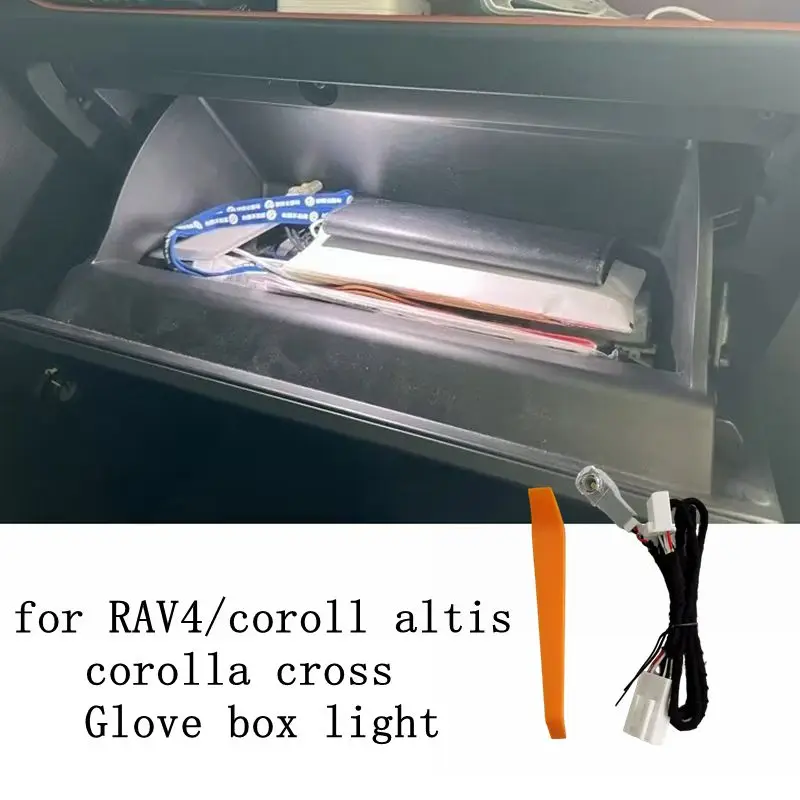 1PC LED Car Glove Box Light Storage Partment Light Light pre Toyota RAV4 XA50 2019-2024 Corolla Altis/Cross 2020-2024