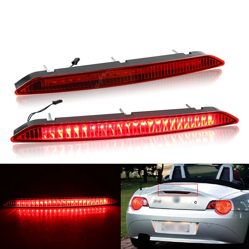 1pc LED tretia brzdová LED LED auto zadný chvost TRETÉ brzdové svetlo svetlo svetlo svetlo pre BMW Z4 E85 2003-2008 63256917378