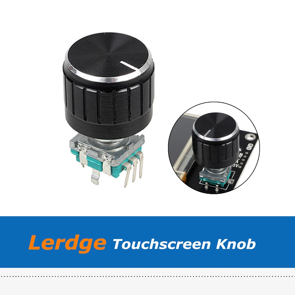 1PC Lerdge-Z Lerdge-X Lerdge-K dotyková obrazovka Knob Modul Rotary Switch s gombíkom s čiapkou pre Lerdge Board 3D Časti tlačiarne