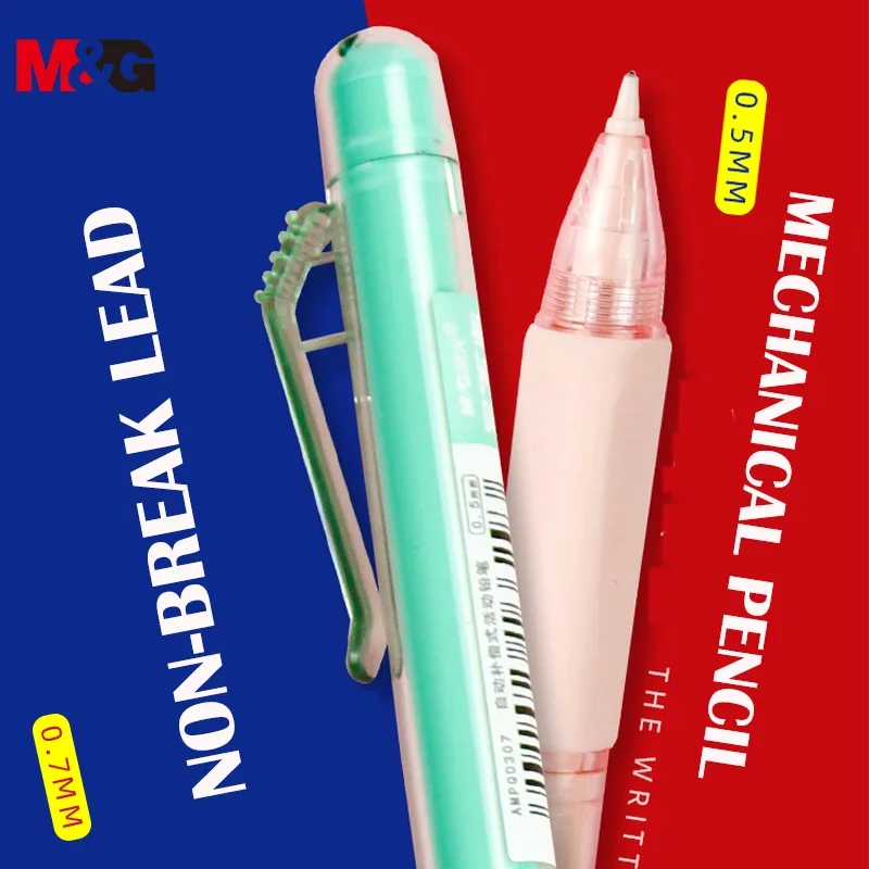 1pc M&G Anti-Break Olove Mechanická ceruzka 0,5 mm/0,7 mm kreslenie Automatická ceruzka s prevenciou zlomeného jadra Rôzne farby cukroviniek
